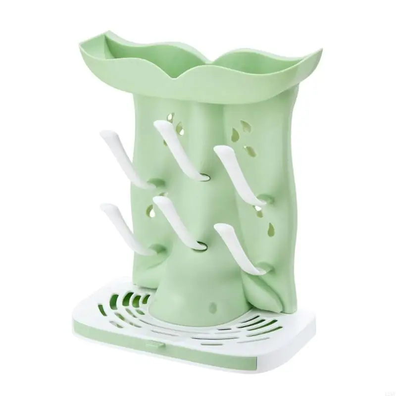 Baby Bottle Drying Rack Space Saving Baby Bottle Rack for Countertop Organize 425F