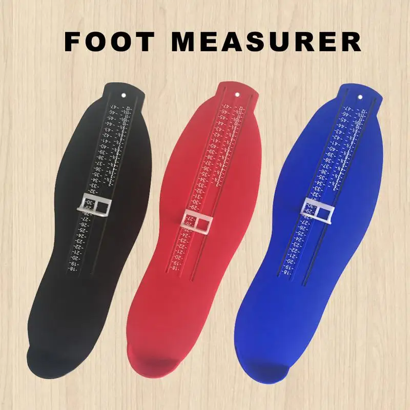 Foot Measuring Device Adult Foot Length Gauge Measure Ruler Tool UK Size Shoes Chart Teenager Measure With Tape