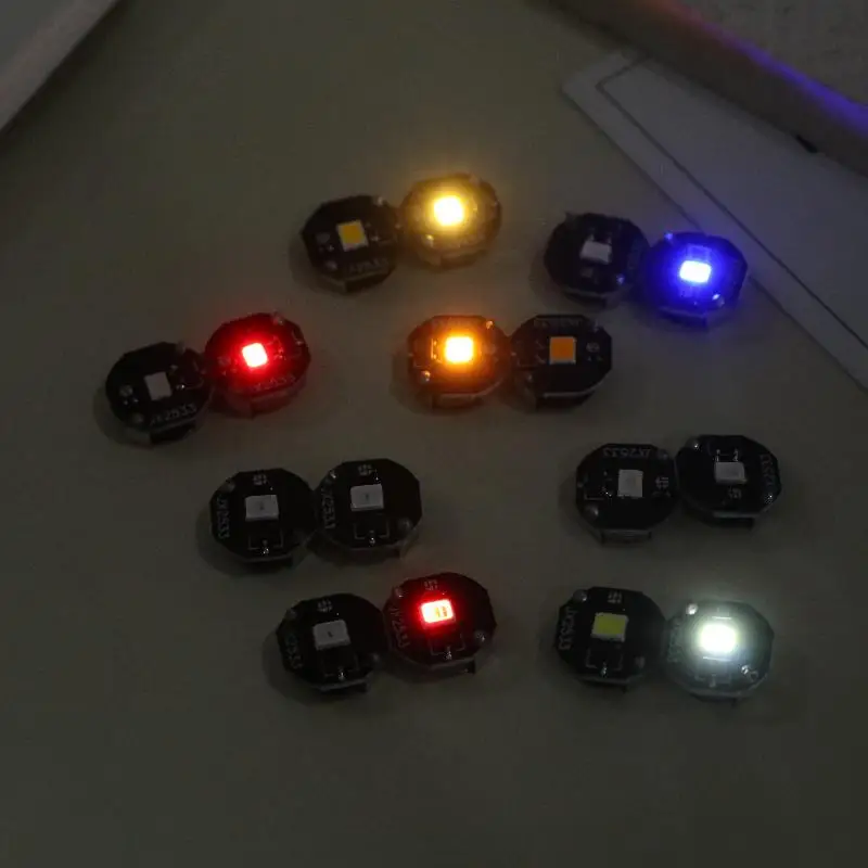 2개 LED 라이트 전자레인지 자석 제어 스위치 조명 칩 애니메이션 핸드 투 도 플러스 라이트 모델 장난감 무선 램프