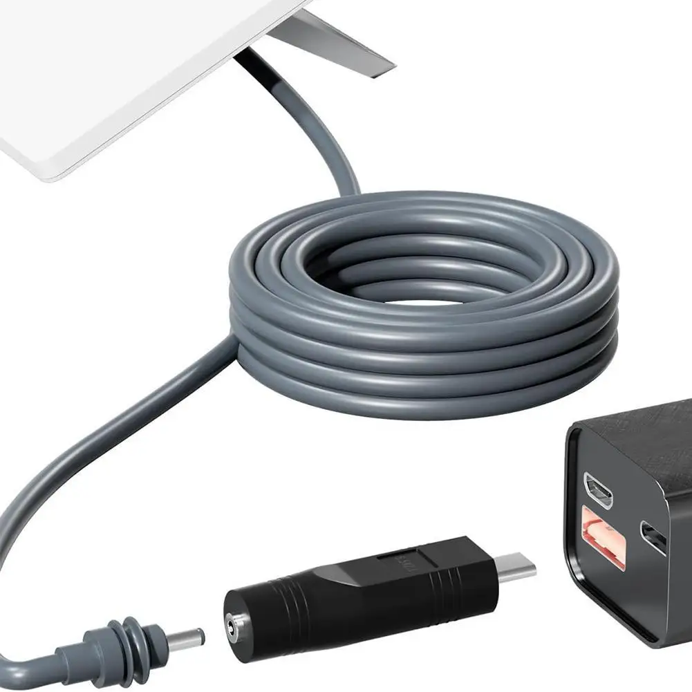 Type-c Male Input To Female Output PD100w Adapter Starlink Mini Plug And Play Starlink Mini Cable Replacement Head power adapter