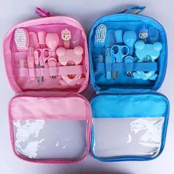 13 Pz/set Multi-funzionale Kit Per La Cura Del Bambino Aspiratore Nasale Spazzola Per La Lavaggio Dei Capelli Elementi Essenziali Per La Cura Del Neonato Tagliaunghie Pettine