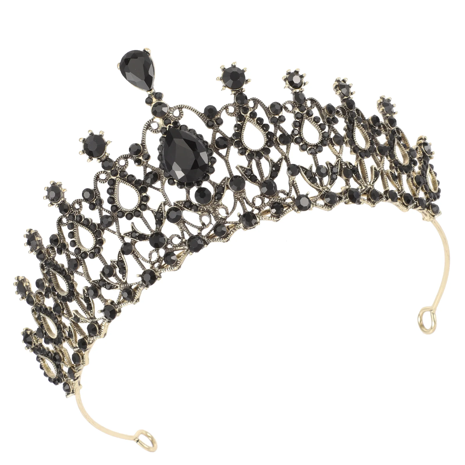 

Baroque Tiara Crowns for Rhinestone Wedding Crowns Headpiece Costume Festival Birthday Tiara Bridal Hair Accessories