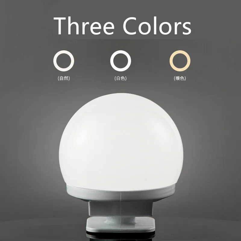 14 Bulb LED Make Up Mirror Light Bulbs USB Vanity Mirror Makeup Lights Bathroom Dressing Table Lighting Dimmable LED Wall Lamp 2