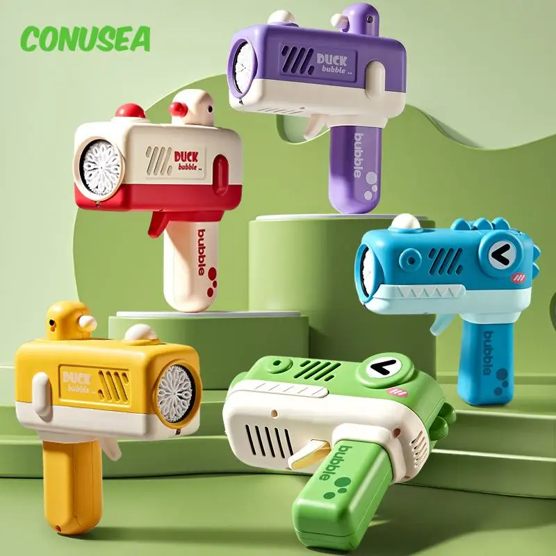 

Bubble Gun Electric Bubbles Machine Maker Blower Toy Automatic Soap Guns Kids Children Toys Outdoor Summer Wedding Party Games