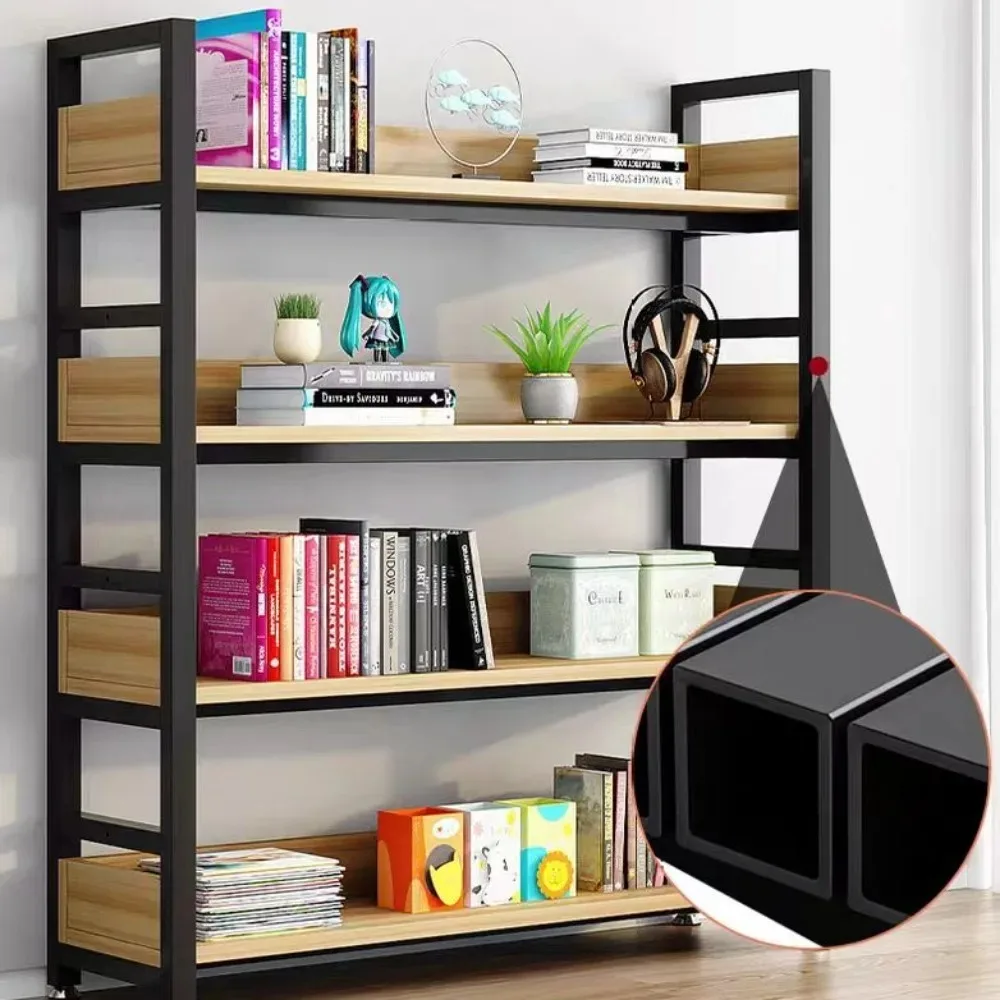Simple Bookshelf Outdoor Flower Stand Home Bookcase Office Display Decoration Stand Rack Bookcase Storage Shelf