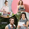 New Mini Neck Fan Portable Bladeless Hanging Neck 1200mAh Rechargeable Air Cooler 3 Speed Mini Summer Sports Fans 6