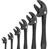 Heavy-Duty Industrial Crab Claw Wrench - Quick-Adaptive Ratchet, Wide Jaw Adjustable Tool for Automotive Repair, Plumbing