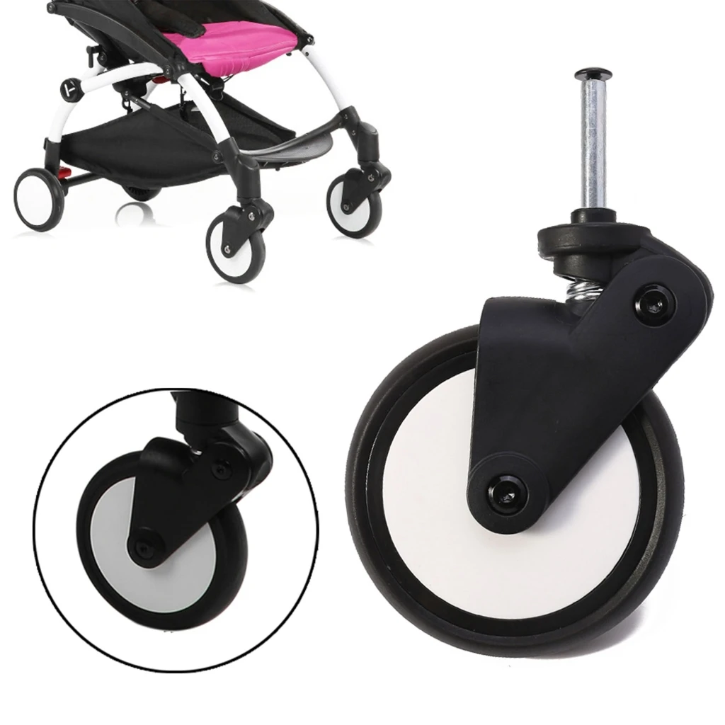 Upgraded Baby Strollers Rubber Replacement Baby Strollers Front/Back Accessories for Yoya Vovo Carriage