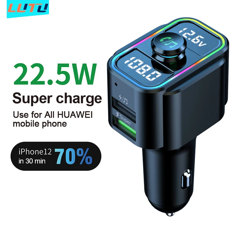 FM-трансмиттер автомобильный с поддержкой Bluetooth 2 USB-порта 22 5 Вт |