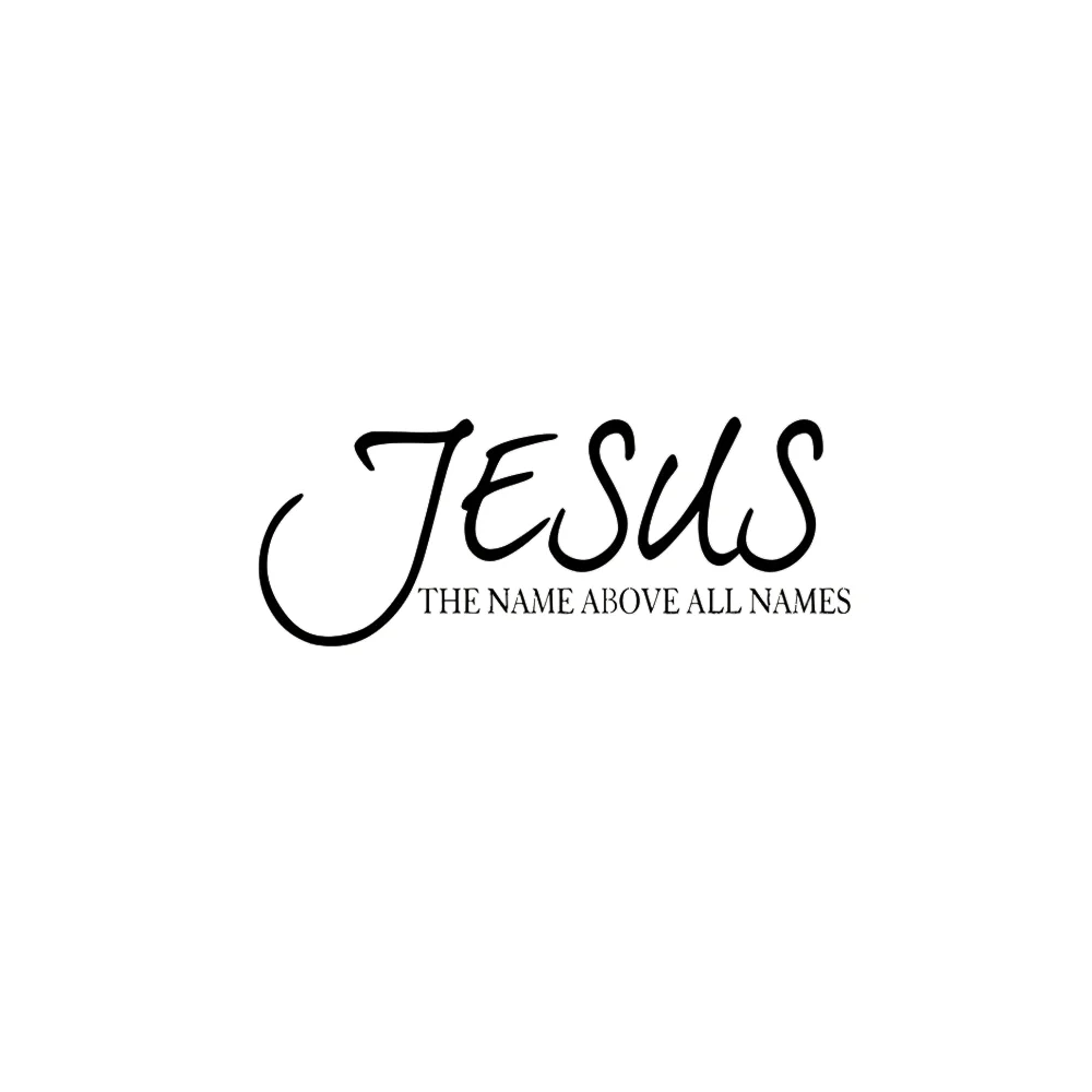 Jesus Above All Names Wall Decal 2