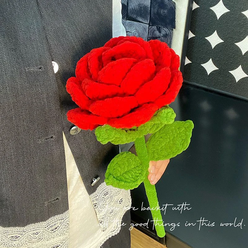 Crochet Flower Potted Decor 6