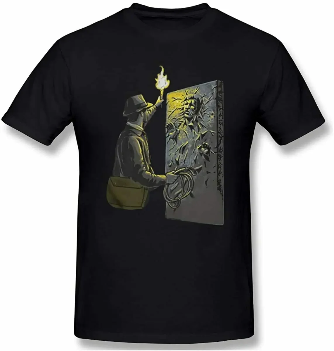 Indiana Jones Han Solo Carbonite Cool Casual Tees Da Uomo Nero S-4Xl
