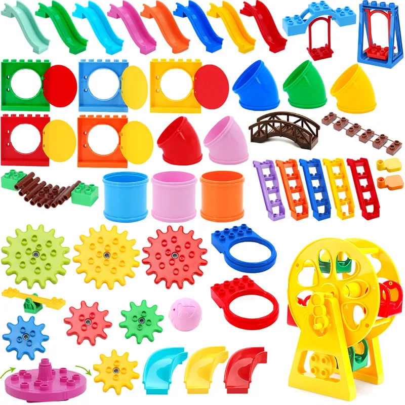 Building Blocks Amusement Park Accessories Assembled Toys For Children
