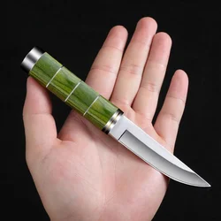 Boning Knife Meat Cleaver Stainless Steel Kitchen Mongolian Hand Meat Fruit Knife Roasted Whole Lamb Steak Knife with Cover