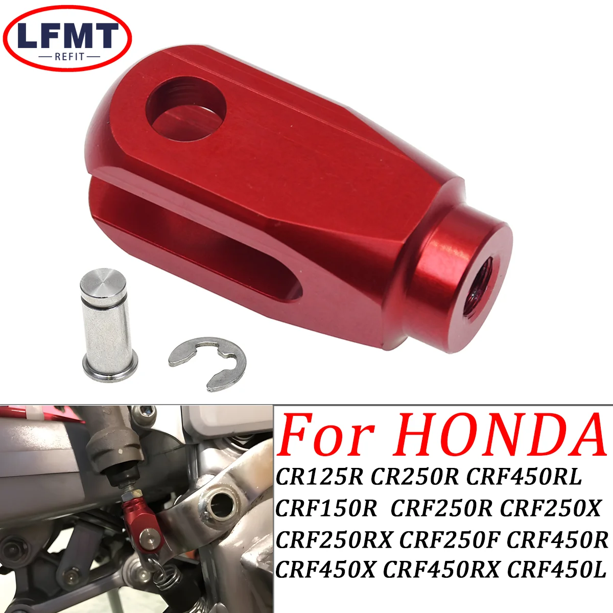 CNC-Hinterradbremsgabel für Honda CRF 250R 450R CRF150R CR125R CR250R CRF250R CRF250X CRF250RX CRF250F CRF450R CRF450X CRF450RX