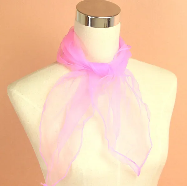 60x60cm Performance Dance Show Scarf Rainbow Gauze Baby Juggling Dance Gymnastics Ballet Colored Gym Gauze 12pcs/pack gymnastics scarves