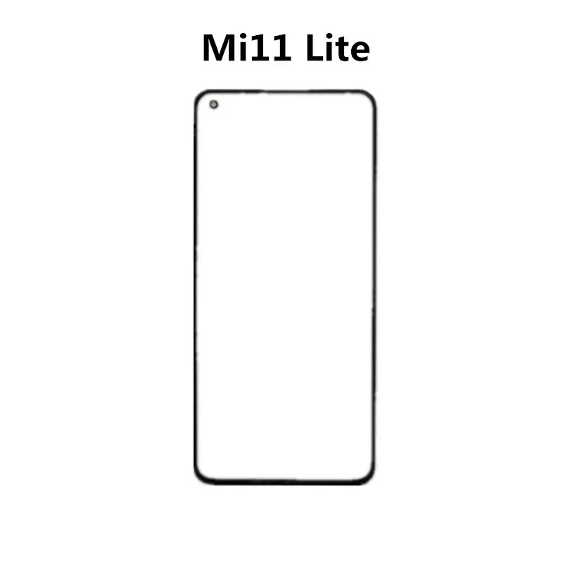 Front Glass For Xiaomi Mi 14 13T 13 12T 11i 11X Pro 11T 10T 12 Lite Touch Screen LCD Display Out Panel Cover Repair Part + OCA