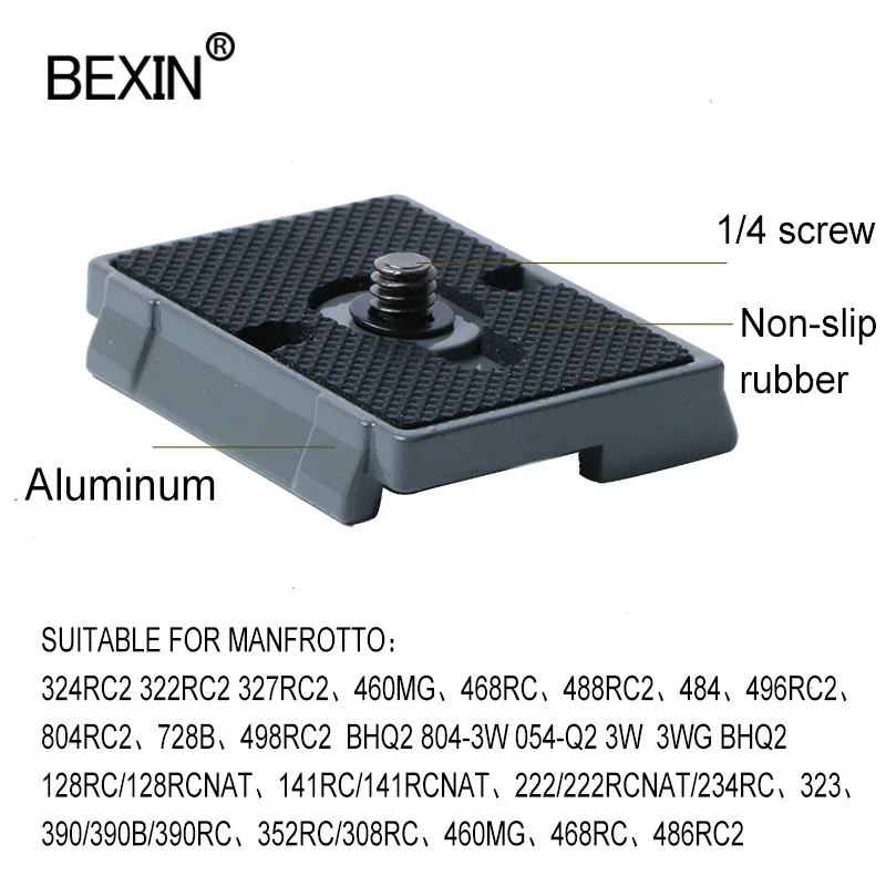 Quick Release Clamp Plate Camera Mount Adapter Support Plate Bracket 200PL-14 For Manfrotto 323 Tripod Monopod Head 200PL Clamp camera clamp camera tripod plate camera tripod adapter camera mount plate tripod adapter mount