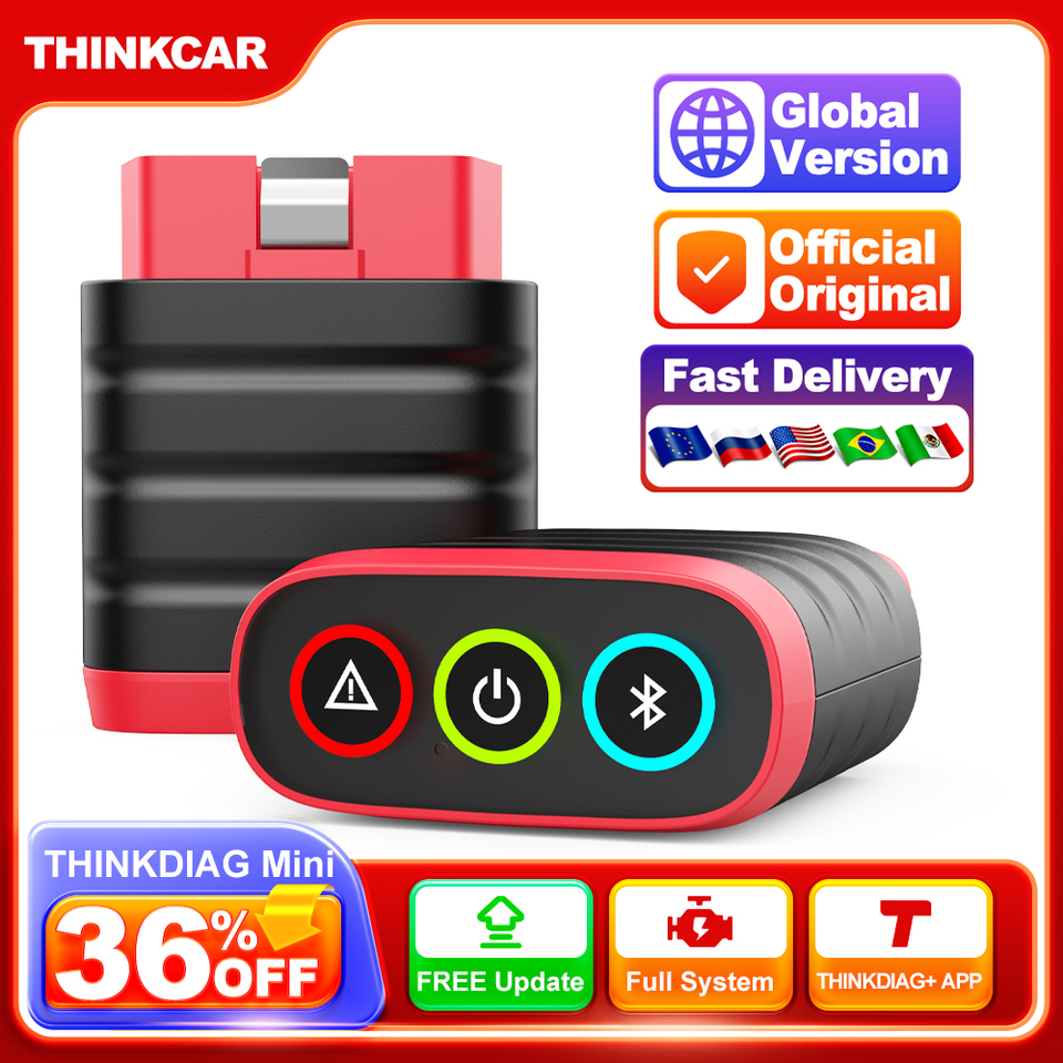 THINKCAR THINKDIAG MINI Obd2 Scanner For Auto Full Obd 2 Function System Diagnostic Tool Car Diagnose Code Reader PK ELM327