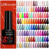 LILYCUTE 129 Colors 7ML Nail Gel Polish Nail Supplies Vernis Semi Permanent Nail Art Manicure Soak Off LED UV Gel Nail Varnishes 1