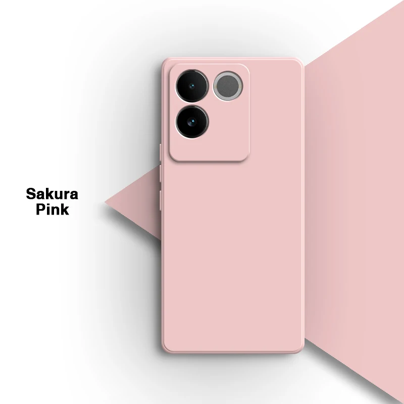 Enhanced Liquid Silicone Shockproof Phone Case with Global Lens Protection