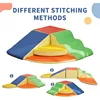 MOOITZ Foam Climbing Blocks 5 Pcs Climbing Toys for Climb Crawl and Slide Climbing Toys Indoor for Nursery Living Room Colours L 5
