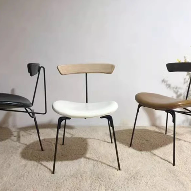 

Kitchen Mobile Dining Chairs Balcony Designer Modern Lounge Retro Dining Chairs Living Room Sillas Comedor Kitchen Furniture