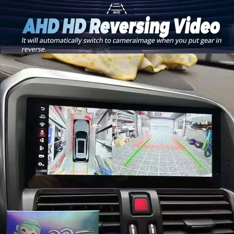 Per Volvo XC60 2009-2017 Stereo Navigazione 4G WiFi GPS Autoradio Lettore Multimediale Video Carplay Unità Principale 8.8 Pollici Android Auto - Image 3