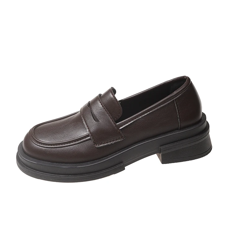 New Japanese Style College Student Shoes Cosplay Lolita Shoes for Women/Girl Fashion Black/Coffee Uniform Platform Shoes 2024 6