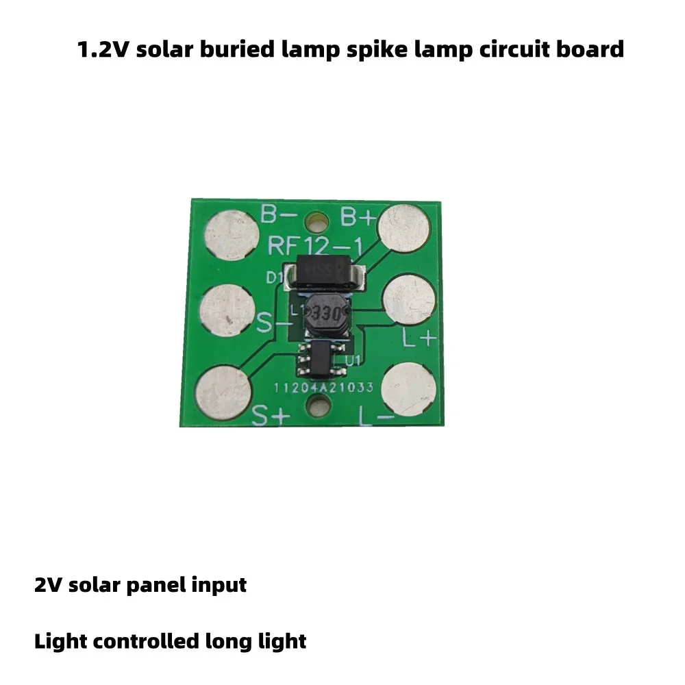 

10PC 2V 120mA Solar Lamp Circuit Control Board Charging Street Light Switch Circuit Board Light Control Lawn Light Circuit Board