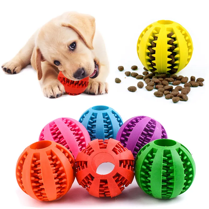 Pet Dog Interactive Toy Balls For Small Large Dogs Puppies Cat Tooth