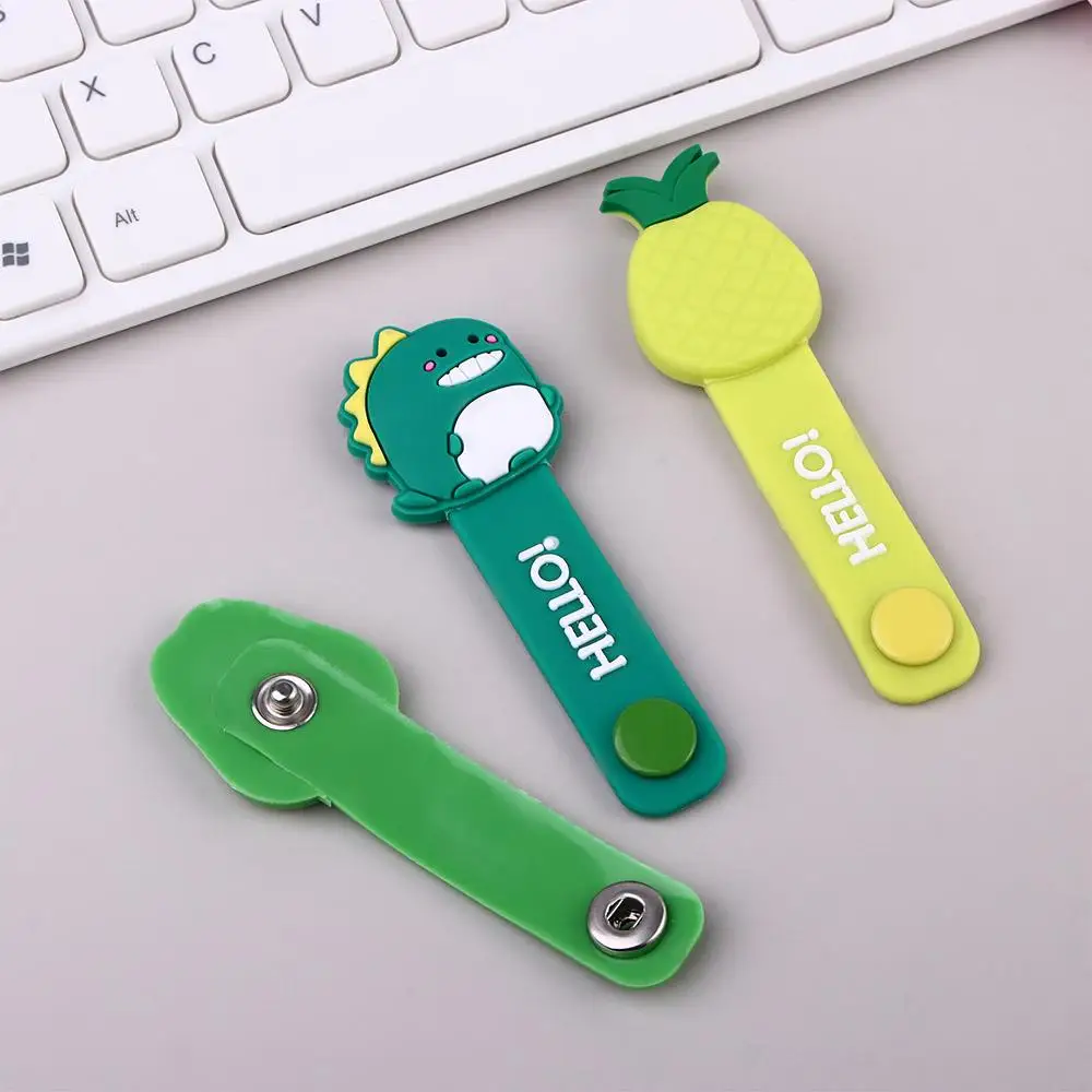 Holder Headphone Storage Cord Wrap USB Cable Storage Cable Organizer Silicone Winder Data Line Protector Clip Bookmark