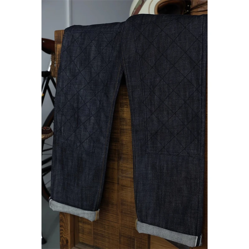 BOB DONG Double Knee Heavyweight Denim Carpenter Pants Indigo Utility Logger Jean 3