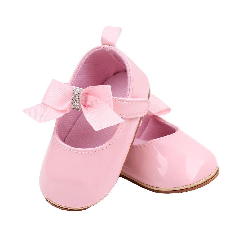 0-18months Baby Girls Princess Shoes Cat Pattern Mary Jane Flats Dress Leather Shoes For Newborn Toddler Girls