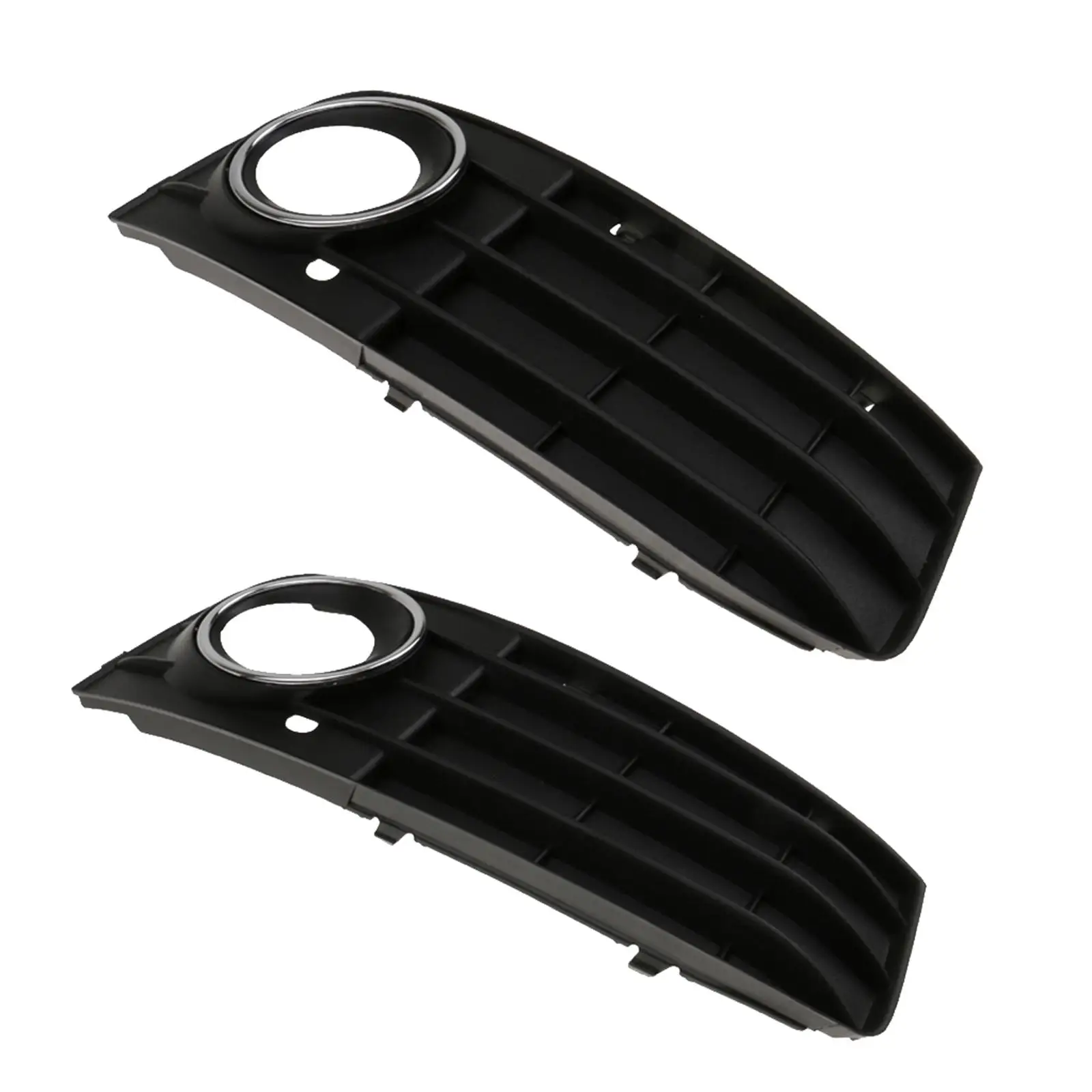 2pcs Chrome Standard Fog Light Cover Grille Fits for Audi B8 2009-2011