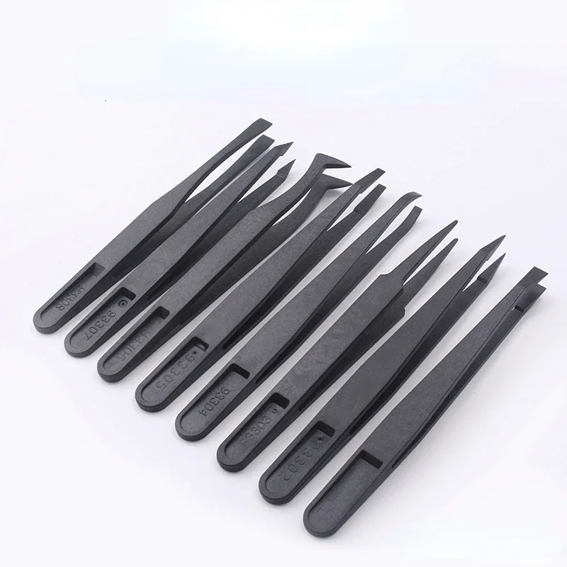 

3pcs/lot Anti-static Plastic Tweezers Hard Plastic Tweezers Electronic Component Picker Multi-purpose Industrial Tweezers