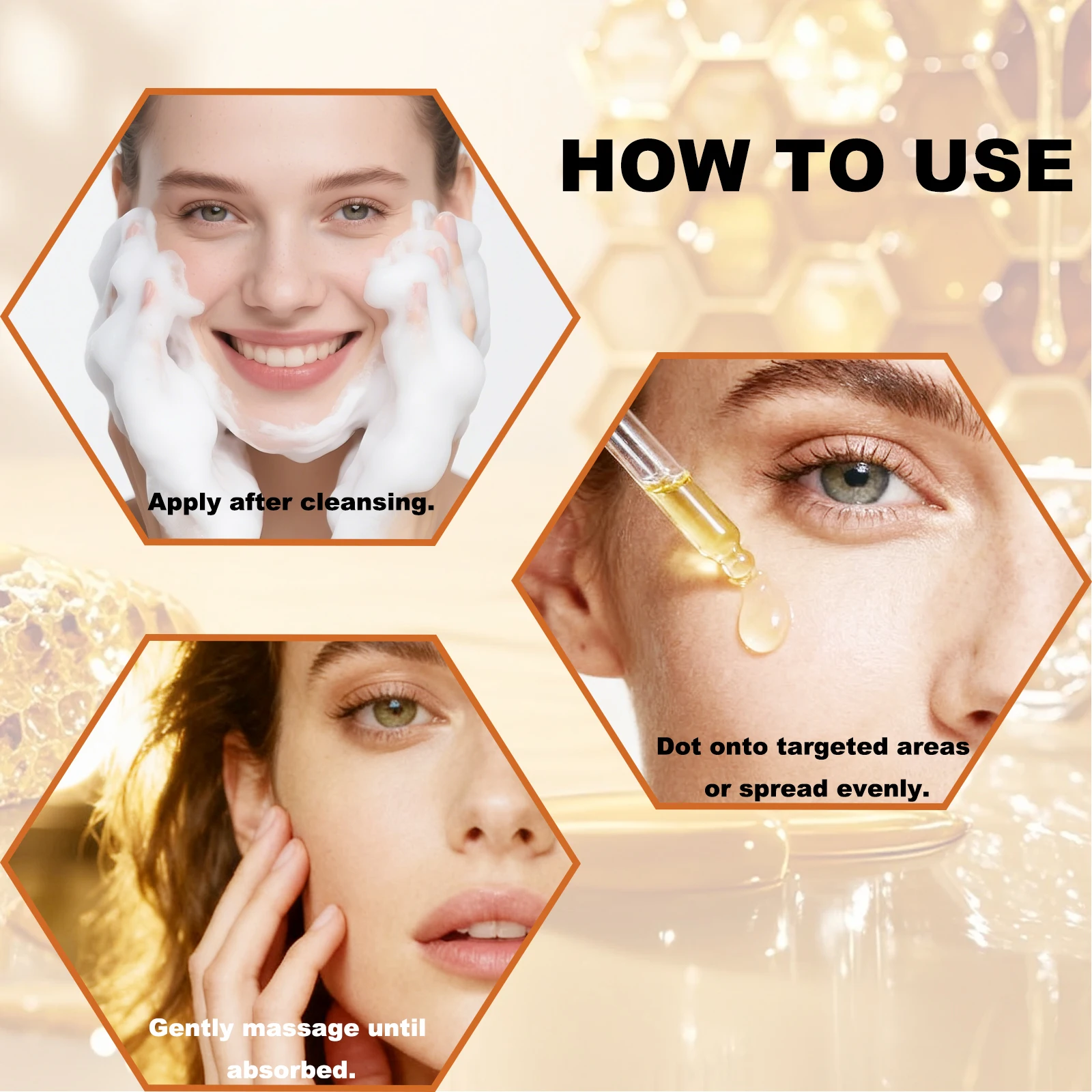 Bee Venom Anti Wrinkle Essence Anti-aging Polypeptide Hyaluronic Acid Essence Can Repair Moisturize and Tighten Facial Skin