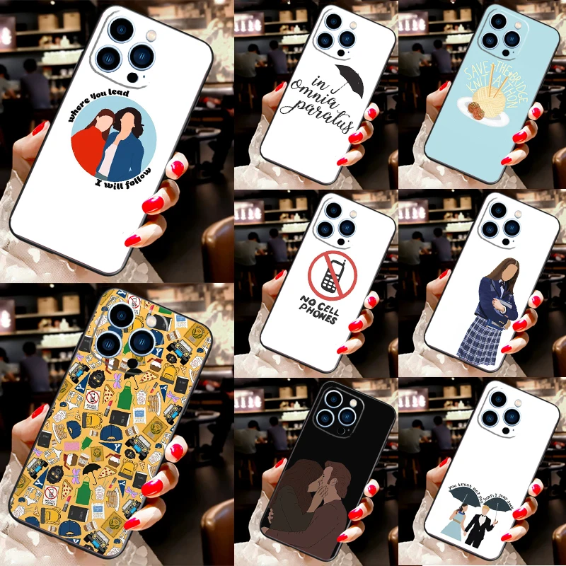 Чехол для девочек Gilmore iPhone 13 12 11 Pro Max XS XR X 6S 7 8 Plus SE 2020 задняя крышка чехол телефона |