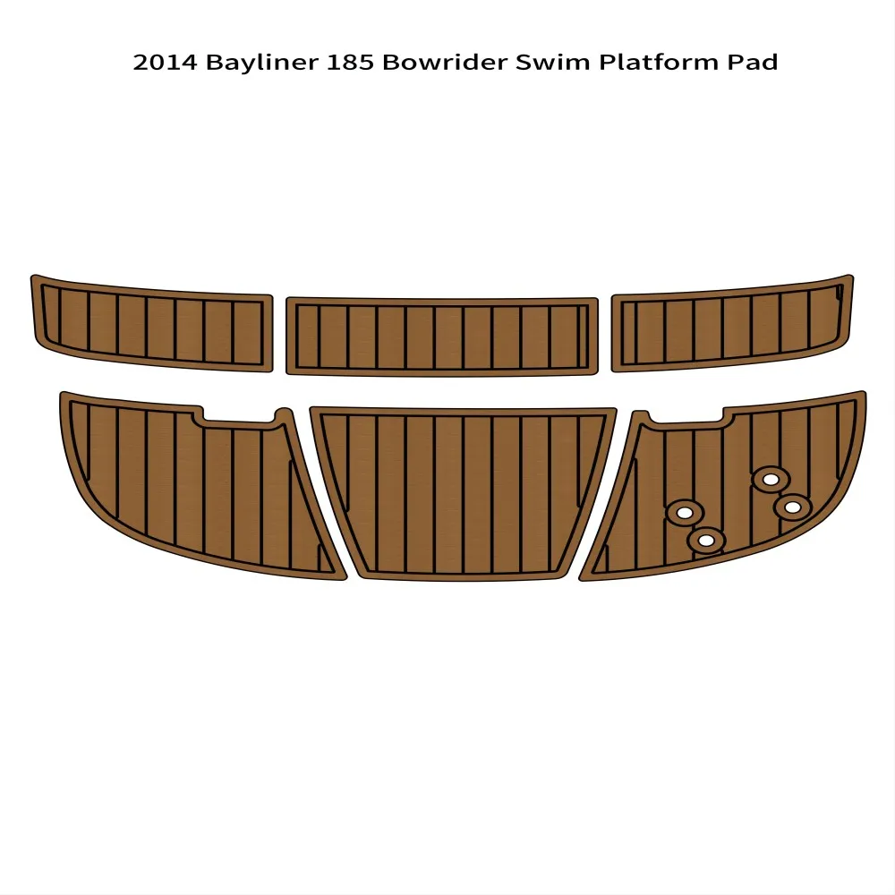 2014 Bayliner 185 Bowrider Swim Platform Boat Eva Foam Teak Deck Floor Pad Mat Seadek Marinemat Gatorstep Style Autoadesivo