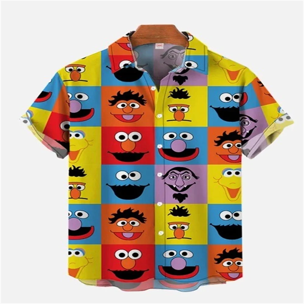 

Абстрактный средневековый современный стиль, цветная Геометрическая цветная рубашка с коротким рукавом, большой размер, мужская рубашка