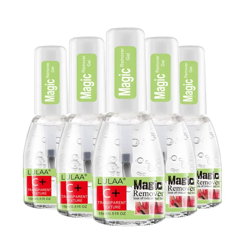 Magic Nail Polish Burst Gel Remover Lint-Free Degreaser Cleaner Fast Soak Off UV Gel Art Tool