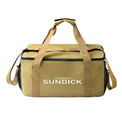 Outdoor Portable Storage Bag - Large Capacity Travel Organizer for Camping & Picnic Essentials (Yellow)