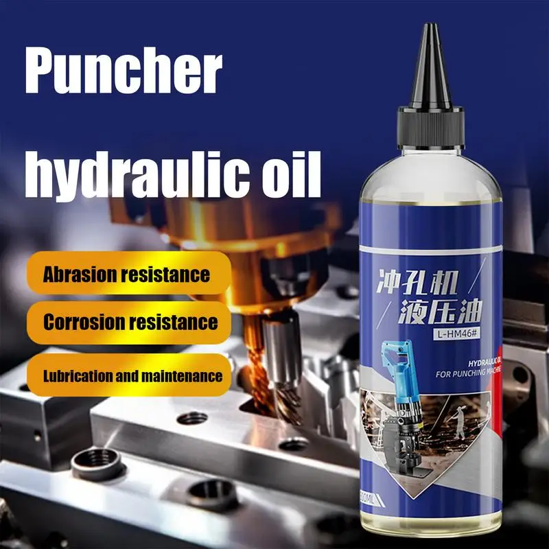 300ml Hydraulic Jack Oil Lubricating Fluid Anti-Wear Hydraulic Transmission Fluid Lubricant Safe Lift Oil