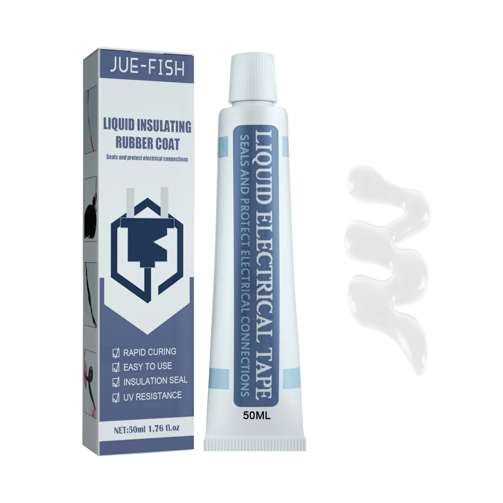 white 50ml 1pcs
