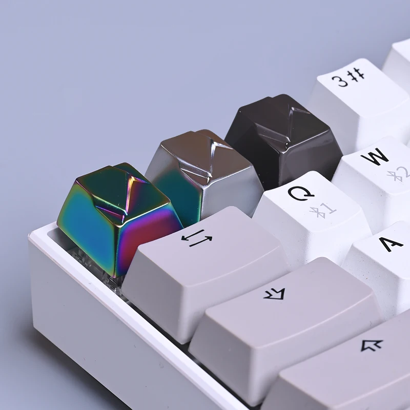 Peça Kelowna Metal Eterno Diamante Chave Boné Perfil Cereja Keycap r4 Liga de Zinco Keycaps para mx Interruptor Teclado Mecânico 1 - Imagem 5