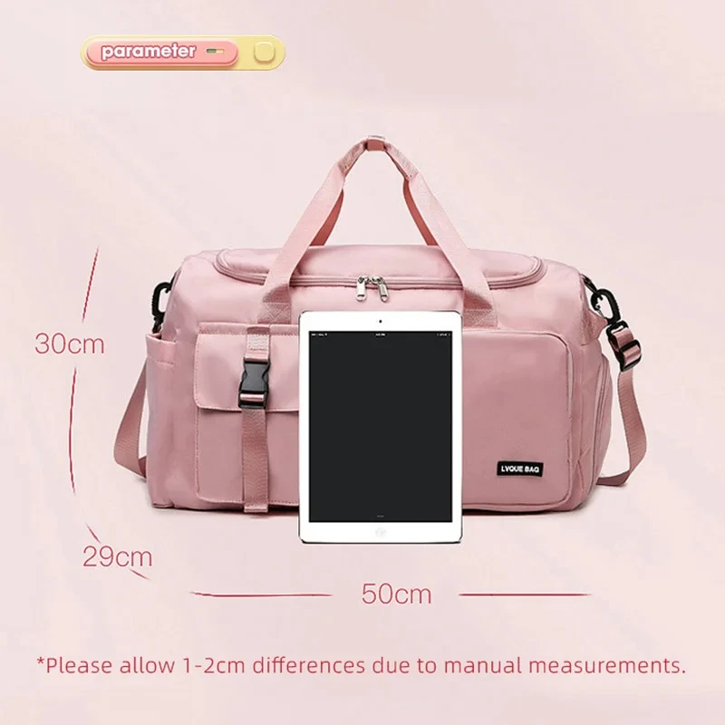 Gym Bag Backpack Sports Bags Travel Dry Wet Handbags Women Travel Fitness Swimming Weekender Duffel Shoes Shoulder Crossbody Bag 6