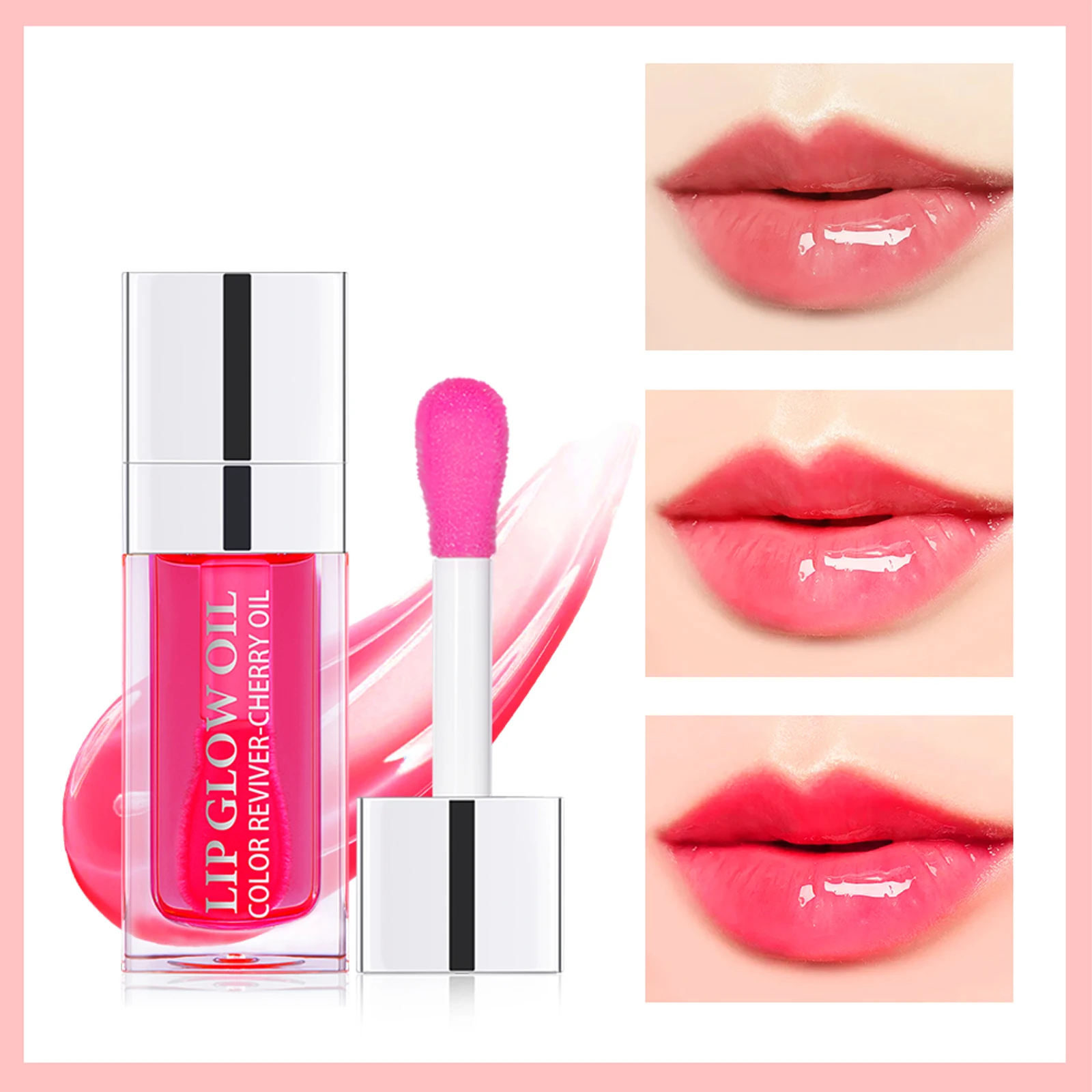 

Hydrating Lip Oil Lip Coat Plumping Lip Gloss Long Lasting Easy To Wear Non Sticky Liquid Lipstick Makeup Sexy Plump Lip Plumper