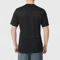 Nike Vêtements de sport pour hommes, pour la course à pied et l'entraînement physique, col rond, respirant, à séchage rapide, maillot à manches courtes 2