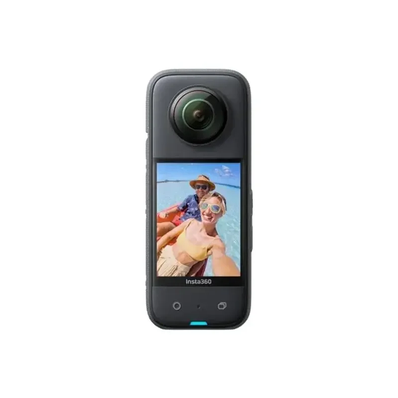 מצלמת פעולה Insta360 X3 עמידה במים עם סטביליזציה בזרימה של 72 מגה פיקסל, עדשה יחידה 4K עבור vlog