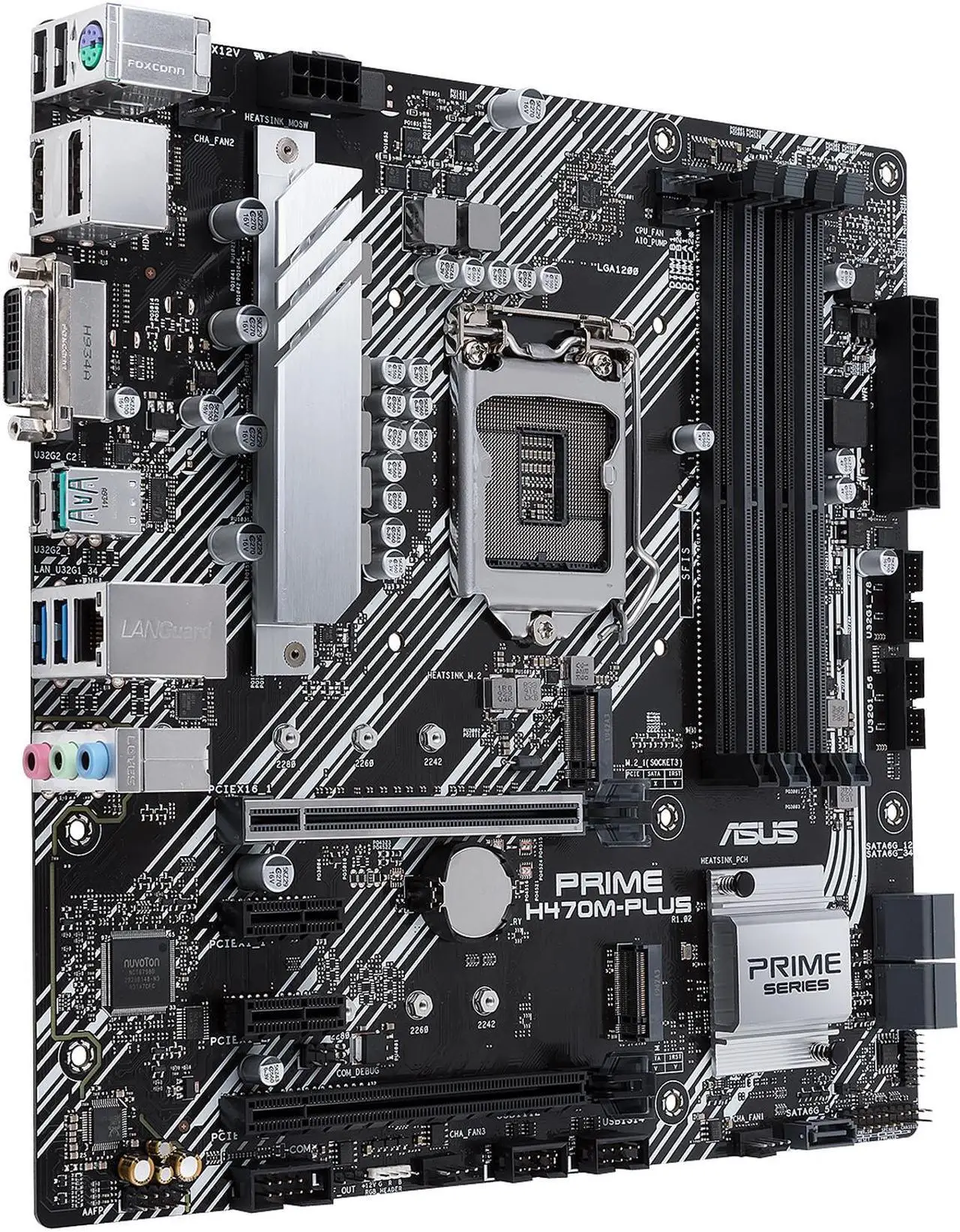 ASUS PRIME H470M-PLUS Motherboard LGA 1200 Intel H470 SATA